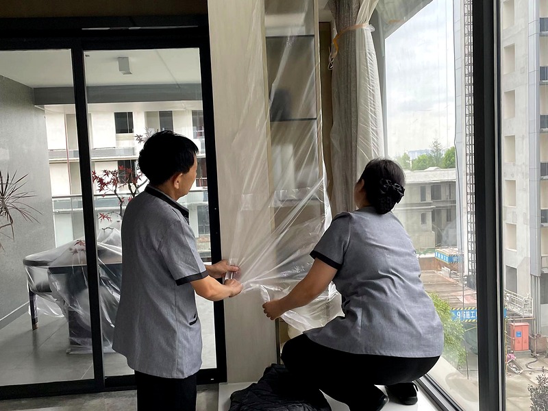 成都温江大学城外墙清洗行业老师傅实话实说